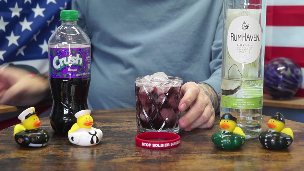 Ray McNabb - RumHaven Coconut Rum & Grape Crush Soda