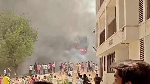 'Many' killed as Air India plane crashes near Ahmedabad airport