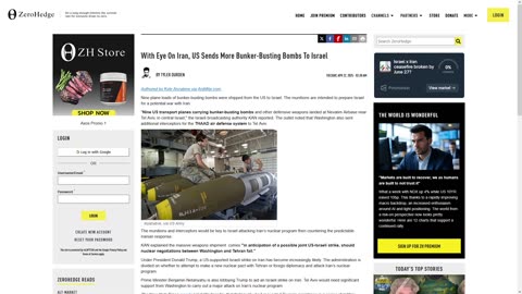 US Sent Bunker Buster Bombs to Israel - Interventionalism vs Isolationism