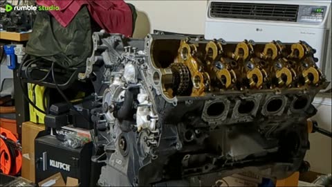 Mercedes M156 AMG engine disassembly day 3