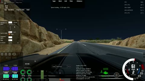 Beamng racing from a dig with good 90s rap and classic rock