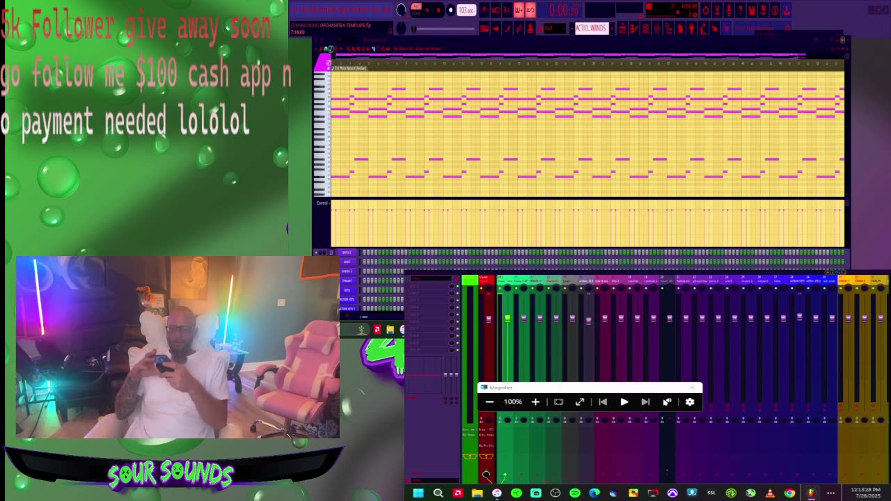 Making beats and chill, non liberal producer, lets work