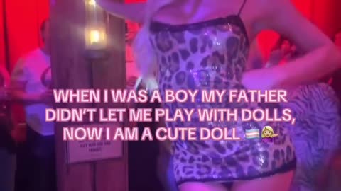 Loveable tgirl dancing to you delicately
