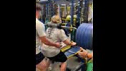 My Nephew Brock Squats 605lbs for 3 reps