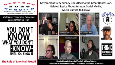 Government Dependency Goes Back to the Great Depression; Ties to Hollywood, Amazon