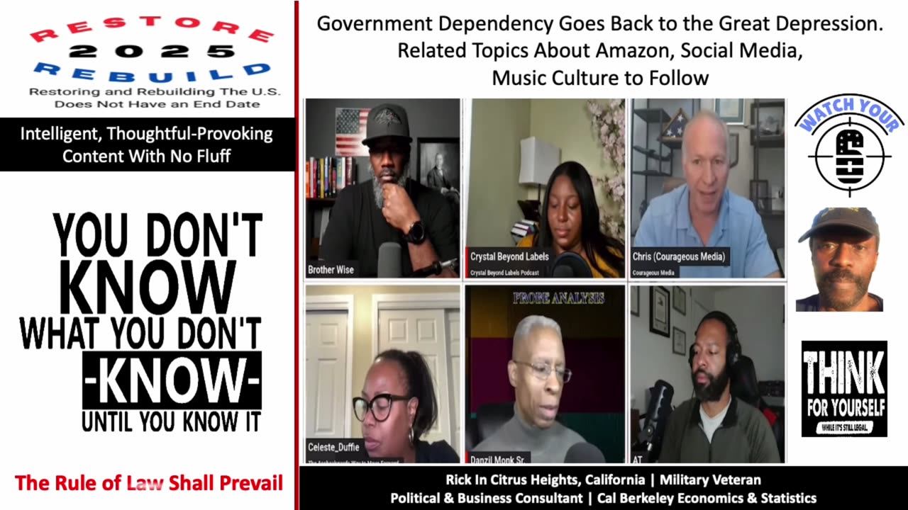 Government Dependency Goes Back to the Great Depression; Ties to Hollywood, Amazon