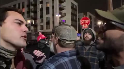 Enrique Tarrio @NobleOne destroys leftist anti ICE protester trying to debate him.