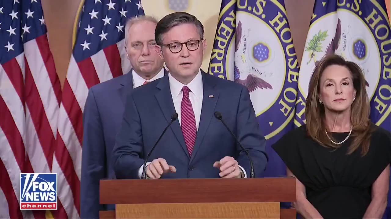 Speaker Mike Johnson claims the nationwide “No Kings Protests” are a “Hate America rally”