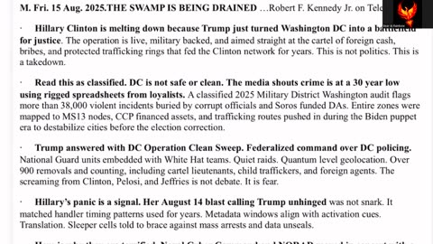 Inside MRNA Vaccines and DC Operation Clean Sweep