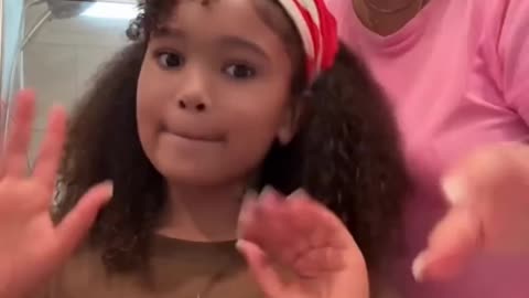 The CUTEST Hairstyle for Scarlett's 3C Curly Hair