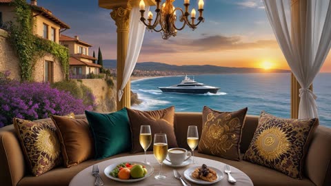 A luxurious getaway for brunch, in Tuscany Italy.
