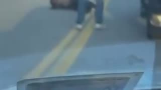 Road rage caught on camera, did not end well. Instant Karma