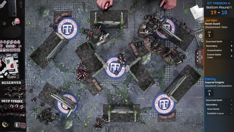 Warhammer 40k Battle Report: NEW Imperial Knights VS Raven Guard