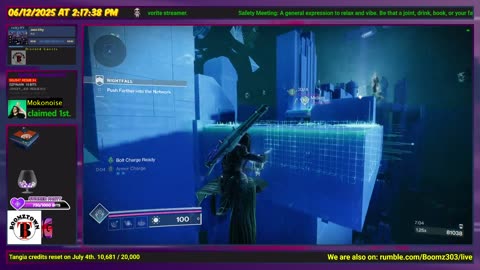 Destiny 2: 6-12-25 Bunker E15 is the Lost Sector. Void/Strand Surge.