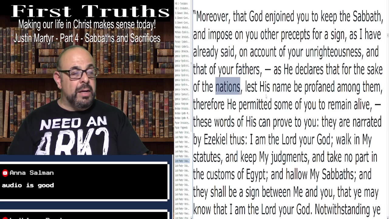 Friday Night live - Justin Martyr Part 4
