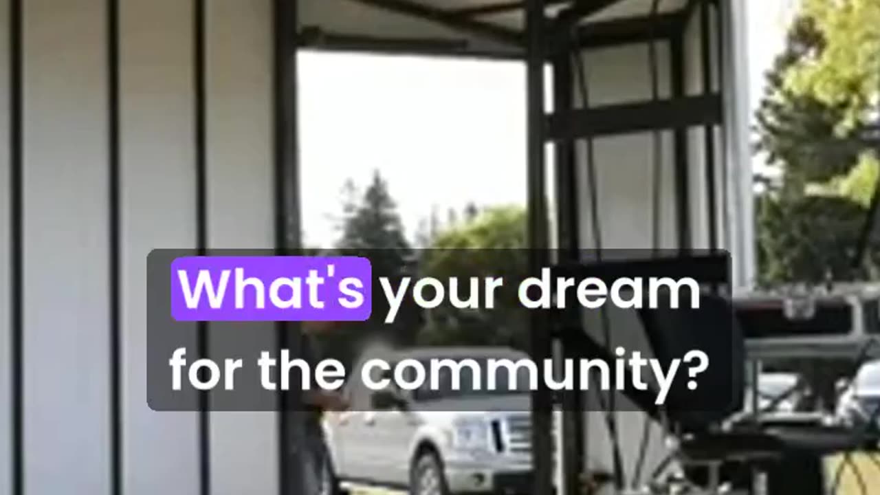 Dream Big, The Community Needs You (Short)