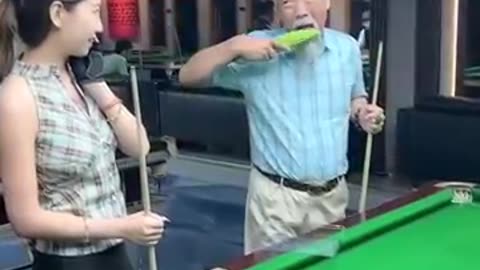 Funny video Billiards millions views #957