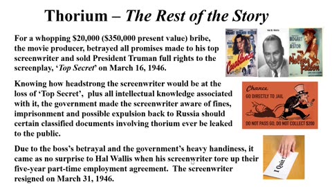 PORCFEST 2025: Thorium - The Rest of the Story, Part I - Top Secret