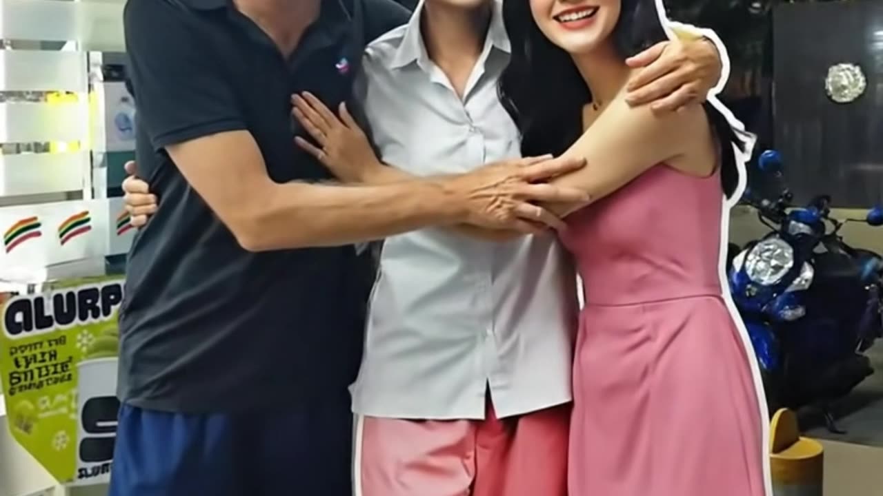 Girl's Poster 7/11 Pattaya #ai