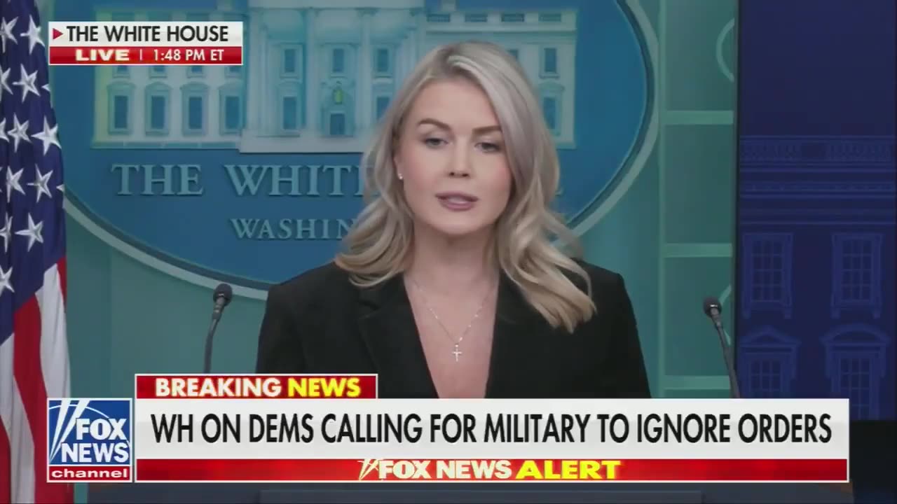 Karoline Leavitt RIPS reporter for not covering seditious video by Democrats