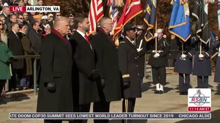 WATCH: President Trump Visits The Tomb of the Unknown Soldier on Veterans Day - 11/11/25