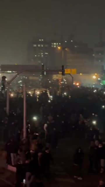 Fires Rage Across the Iranian Capitol