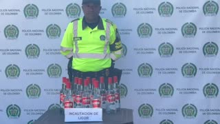 INCAUTACIÓN DE LICOR DE CONTRABANDO CTG