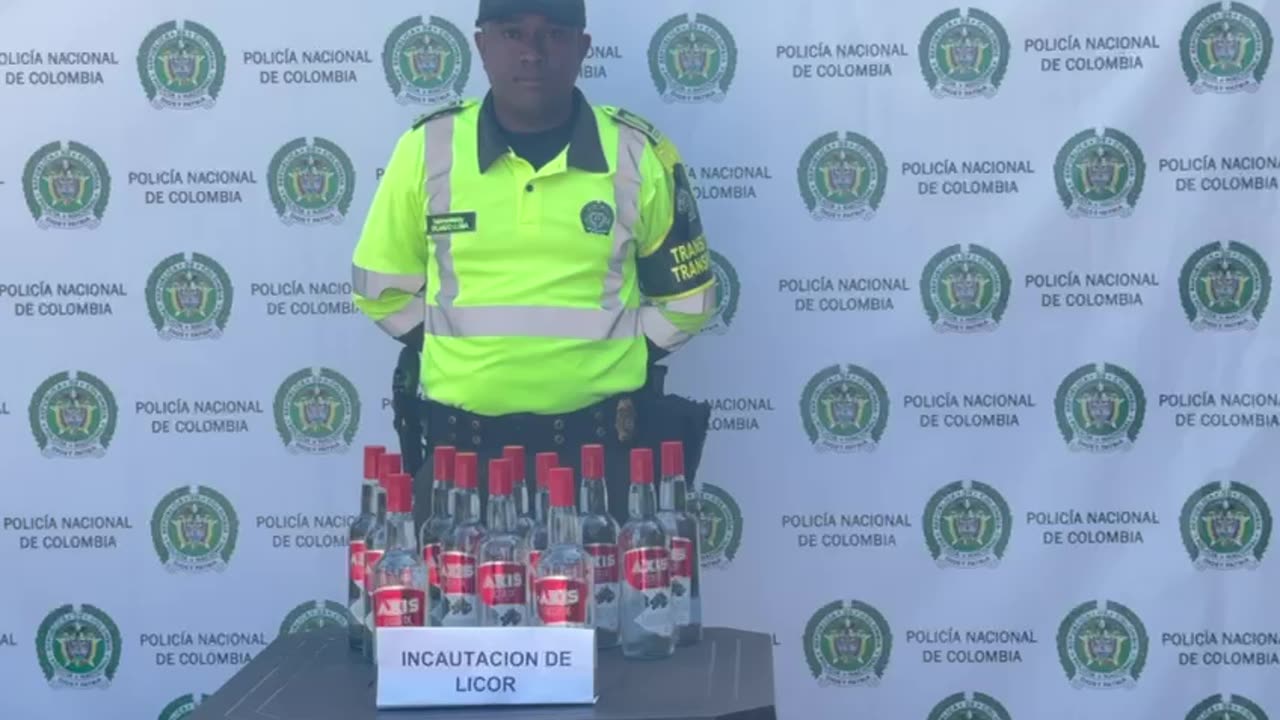 INCAUTACIÓN DE LICOR DE CONTRABANDO CTG