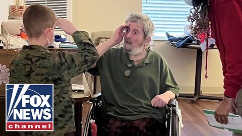 Boy’s Christmas card mission brings joy to veterans with no family