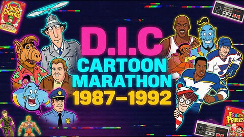 D.I.C Cartoon Marathon (1987–1992) Full Episodes + Vintage Commercials & Bumpers