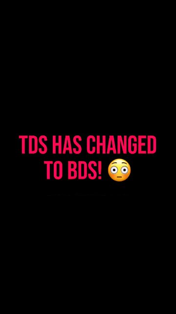 TDS Changed To BDS! 😳 #truth
