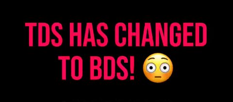 TDS Changed To BDS! 😳 #truth
