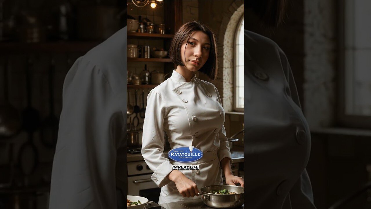 Anyone can cook! 🍳🐭🇫🇷 This is how Ratatouille would look in real life