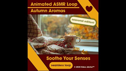 🍂Harvest Video ASMR Autumn Aromas Fall Festival Thanksgiving Flowers Pumpkin Relaxing Stress Relief