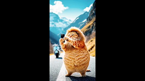 lions and cat 🐈😺 Masti masala and