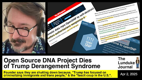 Open Source DNA Project Dies of Trump Derangement Syndrome