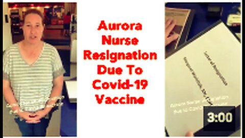 "Nurse Resigns, Refuses to Participate in Alleged COVID Scam"