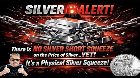 BIX WEIR | SILVER ALERT! There is NO SILVER SHORT SQUEEZE on the Price of Silver YET! It's Physical!