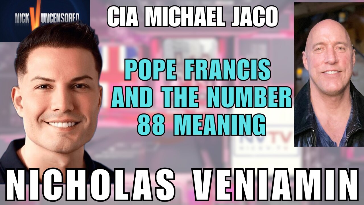 Michael Jaco Explains Hidden Death Symbols Around Pope Francis | Must-Watch with Nicholas Veniamin