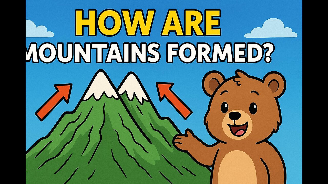 How Are Mountains Formed? 🏔️ | Tectonic Plates, Volcanoes & More | Curious Cub