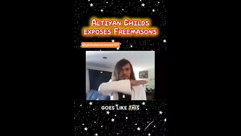 This is a 3 minute clip of Altiyan Childs exposing Freemasons.