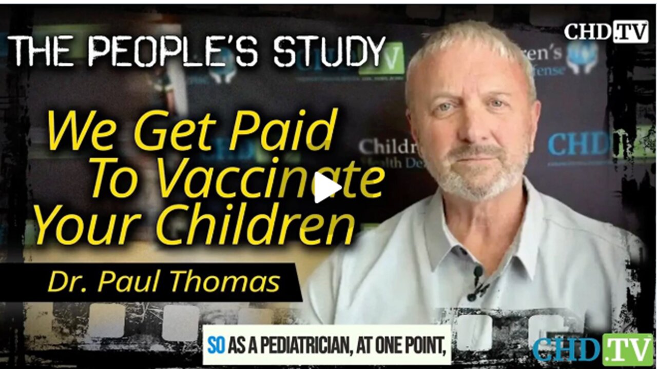 Yes! | Pediatricians DO Get Paid to Vaccinate| YOUR Children!!!🚸