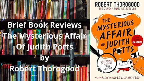 Brief Book Review - The Mysterious Affair Of Judith Potts