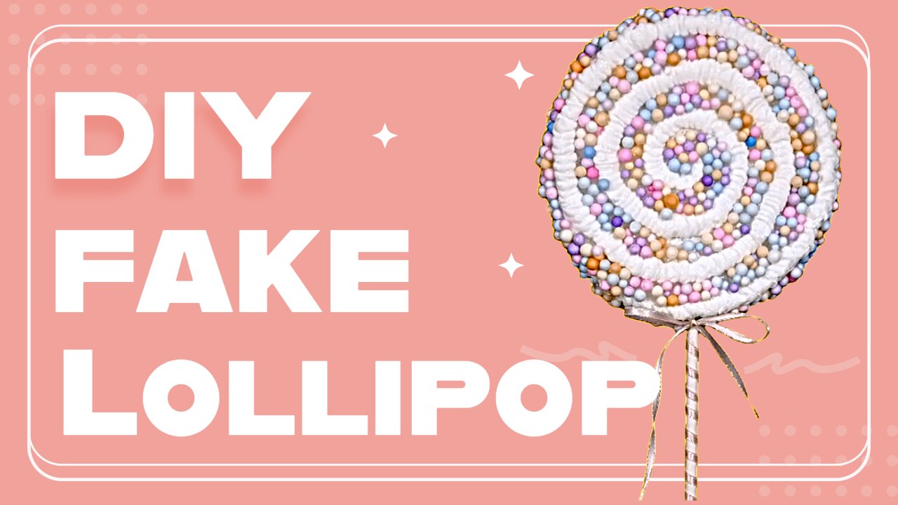 DIY Fake Lollipop