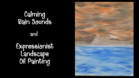 Meditative Art in the Rain | Relaxation for Mind and Soul