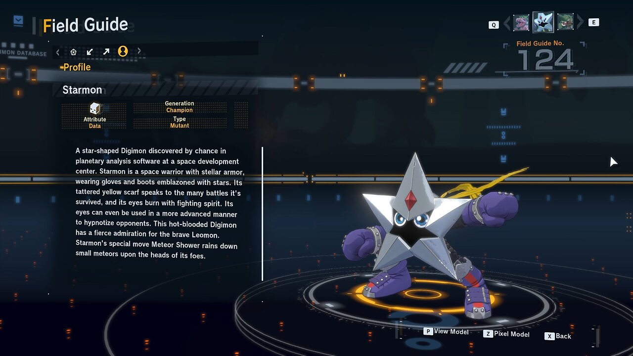 starmon all digivolution/de-digivolution/profile Digimon Story Time Stranger