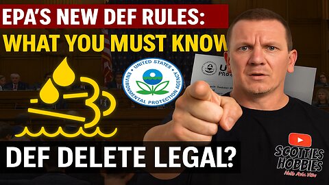 EPA, Lee Zeldin Issues New DEF Regulations. Diesel Exhaust Fluid Fix Power-loss.