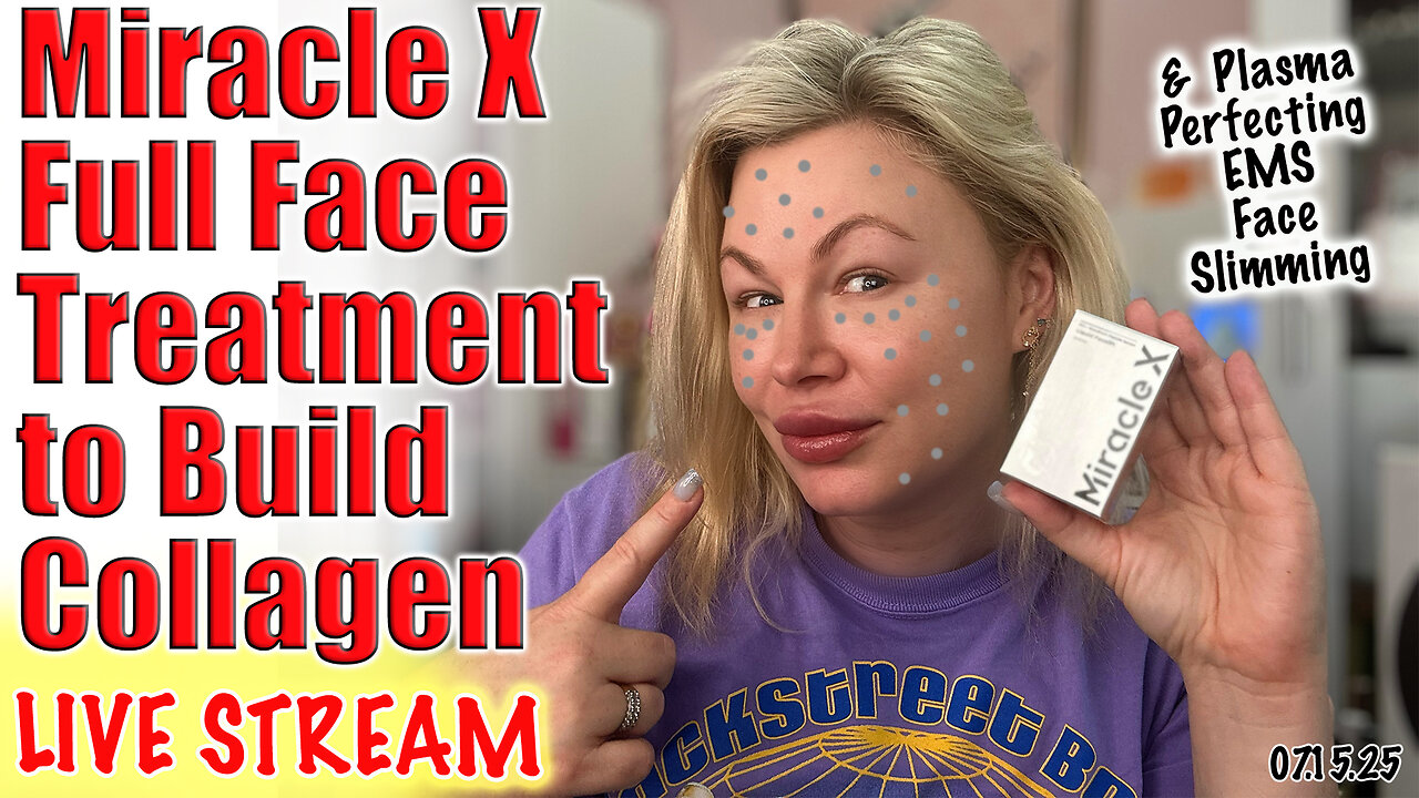 Live Miracle X Full Face Treatment to Build Collagen! AceCosm.com and code Jessica10 Saves you Money