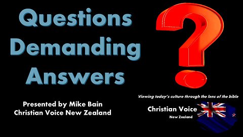 Questions Demanding Answers