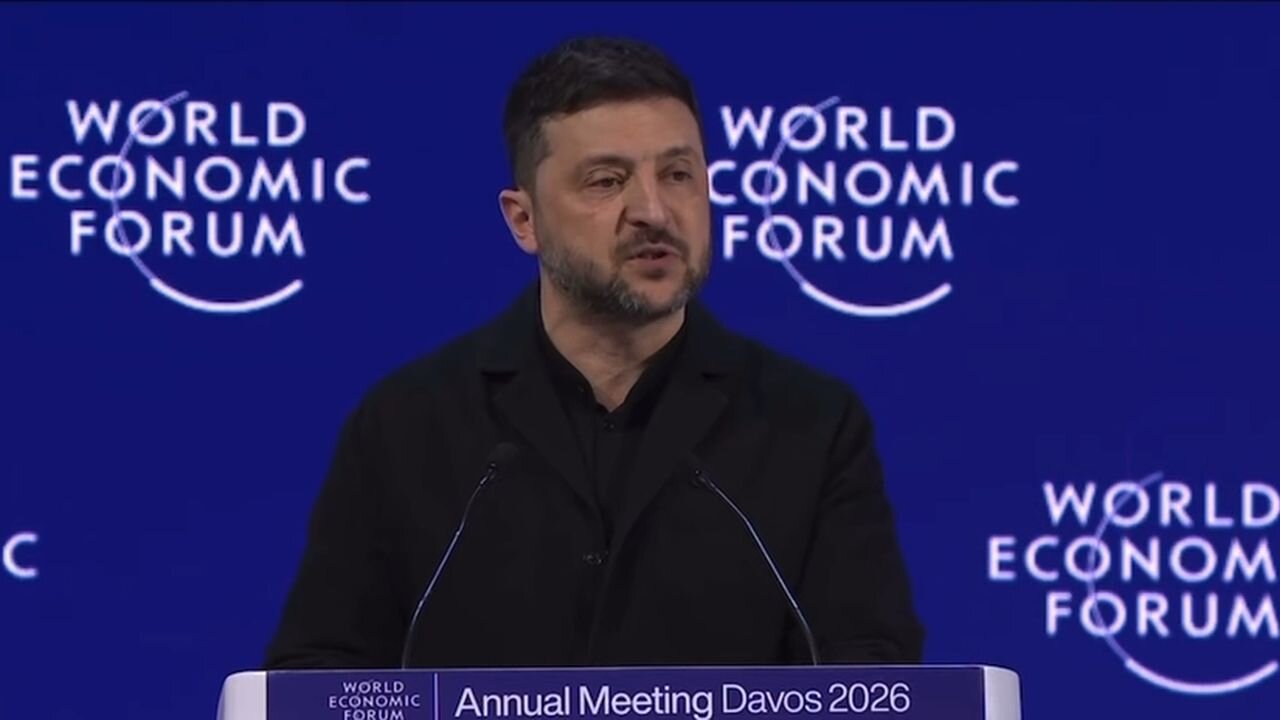 Frustrovaný Zelenský v Davosu kritizoval Evropu, že je ztracená a nejednotná proti Rusku!